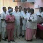 On the occasion of International Nurses Day, the nurses celebrated by cutting a cake and giving sweets to everyone at Thiruthura Bundi Government General Hospital-p1