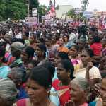 Condemnation demonstration held in Tiruvarur on behalf of AIADMK against the DMK government -p3