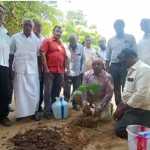 On the occasion of World Environment Day, Tiruvarur V.S.O. Tree Planting Ceremony held at Boys High School-p1