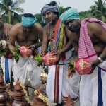 The Mahakumbabhishekam held in Kattur Arulmiku Abhirami Amman Sametha Sreesundareswarar Temple during the Chola King period-p1