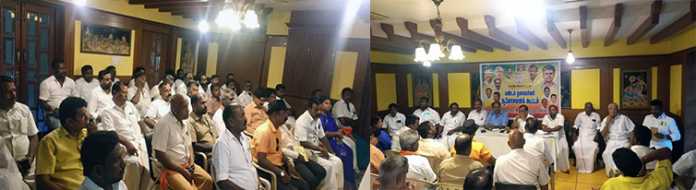 District Heads and Administrators Consultative Meeting organized by BJP on behalf of Thiruvarur District