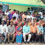 Ex-students who studied at Palavekadu Government School shared old memories and planted saplings in the green campus of the school-p1