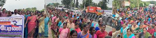 அரசுக்கு, தமிழ்நாடு சத்துணவு ஊழியர்கள் சங்கம் எச்சரிக்கை : கோரிக்கைகளை நிறைவேற்றாவிட்டால், தமிழகம் தழுவிய இரத்த கையெழுத்து இயக்கப் போராட்டம் நடத்தப்போவதாக அறிவிப்பு