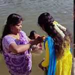 A large number of people celebrated the festival with great enthusiasm in Bhagwat and Dabir Cauvery from early morning-1