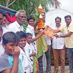 A marathon competition organized by Meenjur South Union DMK on the occasion of the centenary of the kalaingar-p1