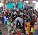 A special pooja held at Pattiswaram Gnanambikai Sametha Thenupureeswara Swamy Temple, a famous place of Durga on the occasion of the last Friday-2