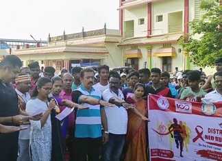 திரளான கல்லூரி மாணாக்கர்கள் பங்கேற்ற எய்ட்ஸ் விழிப்புணர்வு மாரத்தான் போட்டி : திருவாரூர் மாவட்ட ஆட்சியர் மற்றும் காவல் கண்காணிப்பாளர்கள் கொடியசைத்து தொடங்கி வைத்தனர் …