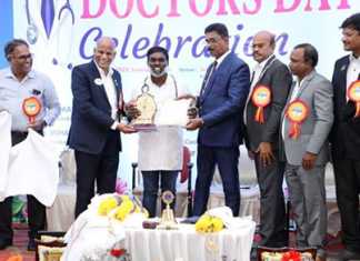கும்மிடிப்பூண்டி வட்டாரத்தில் சிறப்பாக பணியாற்றி வரும் மருத்துவர் கோவிந்தராஜுக்கு நடைப்பெற்ற பாராட்டு விழா : விருது வழங்கி பாராட்டு தெரிவித்து கௌரவித்த லயன்ஸ் கிளப் ….