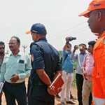 National Disaster Response Force field survey in Araniyartu area near Ponneri-p1