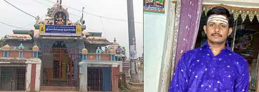 மைக்கில் வழிபாடு மந்திரம் வாசித்துக் கொண்டிருந்த புரோகிதர் மின்சாரம் தாக்கி உயிரிழப்பு : திருவாரூர் காசிவிஸ்வநாதர் திருக்கோயிலில் பரபரப்பு