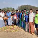 19th anniversary of Tsunami in Palavekadu area – Fishermen lit teardrop candles and paid their respects to the deceased….p1