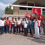 A private company that laid off 40 permanent employees – Workers protested in Meenjoor by besieging the company demanding compensation…p2