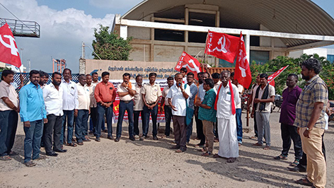 A private company that laid off 40 permanent employees – Workers protested in Meenjoor by besieging the company demanding compensation...p2