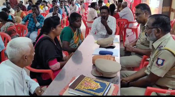 A special human justice camp held at Cholavaram on behalf of the police...p