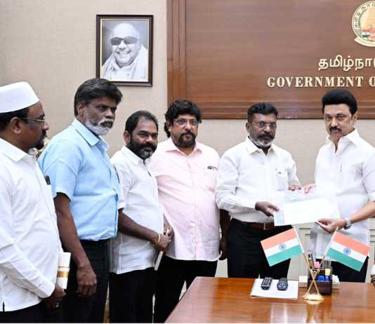 தமிழ்நாடு முதலமைச்சரின் பொது நிவராண நிதிக்கு ரூ.4.10 கோடி நிதி வழங்கிய விசிக தலைவர், அசோக்லேலண்ட் மற்றும் பி.எஸ்.ஜி குழுமத்தின் லீப் கிரின் எனர்ஜி பிரைவேட் நிறுவனங்கள் …