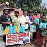 Flood relief assistance given to the tribal people in Nandiyapakkam area on behalf of the People’s Justice Centre-p2