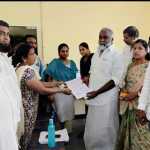 MLA inaugurated the Chief Minister’s Comprehensive Medical Insurance Scheme special camp at Meenjur. Durai Chandrasekhar-p1