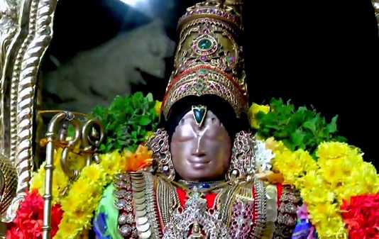 மன்னார்குடி அருள்மிகு ராஜகோபால சுவாமி திருக்கோயிலில் ரத்னகிரீட அலங்காரத்தில் பக்தர்களுக்கு அருள் பாலித்த சுவாமி …