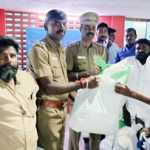 Meenjoor Police distributed relief packages to more than 25 differently-abled persons affected by Cyclone Mikjam-p1