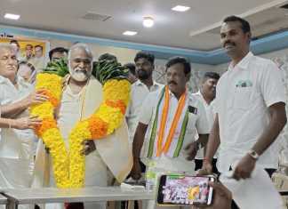 திருவள்ளூர் வடக்கு மாவட்ட காங்கிரஸ் கமிட்டி சார்பில் கும்மிடிப்பூண்டியில் நடைப்பெற்ற காங்கிரஸ் நிர்வாகிகள் ஆலோசனைக் கூட்டம் …