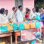 On behalf of the People’s Justice Center, a welfare package distribution program was held for the employees who worked well in Meenjoor area during Mijam storm flood…p1