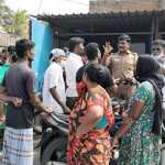 Pattamandri villagers affected by a sudden road blockade on Meenjur Tiruvottiyur highway … demand the government to construct a permanent road-p1