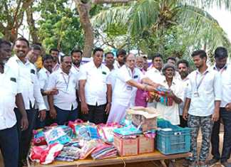 புயல் மழையால் பாதிக்கப்பட்ட அபிராமபுரம் பழங்குடியின மக்களுக்கு நிவாரணப் பொருட்கள் அடங்கிய தொகுப்பினை வழங்கிய சர்வதேச ஊழல் தடுப்பு கவுன்சில் ….