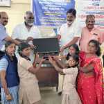 Under the Community Development Program Fund, a ceremony to provide drinking water purifiers to schools was held at Meenjoor District Development Office Premises…ஜ3