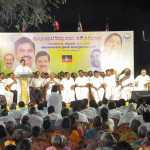 A.I.A.D.M.K. A public meeting to pay tribute to the martyrs of the Language War was held on behalf of the students of West District of Tirupur suburbs-P4