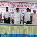 Inauguration ceremony of first year nursing training held at MKL College of Nursing, Orakadu…p1