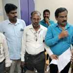 Journalists of Ponneri area protesting in front of Ambedkar statue… demand Tamil Nadu government to enact Journalists Protection Act…p2