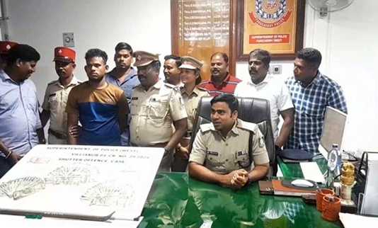 புதுச்சேரியில் தொடர் திருட்டில் ஈடுப்பட்ட கள்ளக்குறிச்சி மாவட்டத்தைச் சேர்ந்த பிரபல கொள்ளையன் கைது : உல்லாசமாக வாழ திருட்டில் ஈடுப்பட்டதாக போலீசார் விசாரணையில் கொள்ளையன் வாக்குமூலம் ..