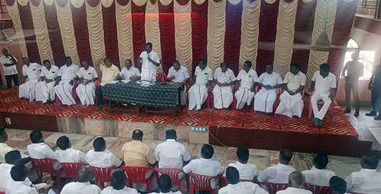 குடவாசல் தனியார் மகாலில் நடைப்பெற்ற திமுக வாக்குச்சாவடி முகவர்கள் கூட்டம் …