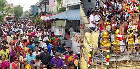 35 ஆண்டுகளுக்கு பின்பு வெகுச்சிறப்பாக நடைப்பெற்ற காஞ்சிபுரம் அருள்மிகு பாண்டவர் தூதப்பெருமாள் திருக்கோயில் மகா கும்பாபிஷேகம்..