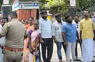 நடிகர்கள் கமலஹாசன் மற்றும் சிவ கார்த்திகேயன் உருவப் பொம்மையை கும்பகோணத்தில் எரிக்க முயற்சி : விடுதலை தமிழ் புலிகள் கட்சியினர் கைது ….