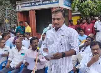 கட்டுமான பொருட்கள் விலை உயர்வைக் கண்டித்து கும்பகோணம் மாநரில் நடைப்பெற்ற கண்டன ஆர்ப்பாட்டம் மற்றும் வேலை நிறுத்தப் போராட்டம் …