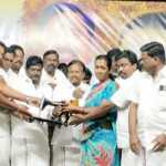 Former Chief Minister Jayalalithaa’s 76th birthday public meeting held on behalf of Tiruvallur North District AIADMK in Ponneri…p1