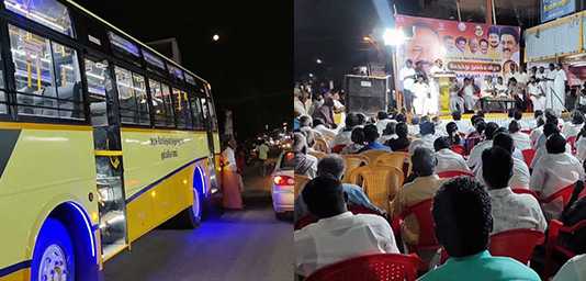பந்தநல்லூர் பகுதி மக்களின் நீண்ட கால கோரிக்கை நிறைவேற்றம் : திருச்சி மற்றும் சென்னைக்கு பந்தநல்லூர் பேருந்து நிலையத்தில் இருந்து புதிய பேருந்து சேவையை துவக்கி வைத்த அரசு தலைமைக் கொறடா …