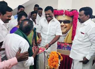 ரூ.67.50 லட்சம் மதிப்பீட்டில் காக்களூரில் கட்டப்பட்டுள்ள கலைஞர் நூற்றாண்டு புதிய கிளை நூலகம் திறப்பு விழா : முன்னாள் அமைச்சர் சா.மு. நாசர் திறந்து வைத்தார் …