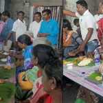 Kanchipuram District Collector Kalaiselvi IAS distributed food to the public.