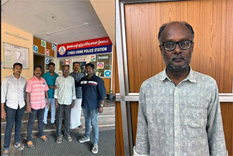 Man arrested in Pondicherry who cheated many women including his wife by threatening to send private video footage of a remarried woman to her son...