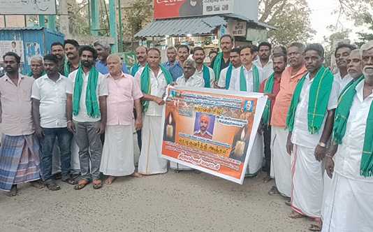 டெல்லி விவசாயிகள் போராட்டத்தில் போலீசாரின் துப்பாக்கி சூட்டில் பலியான விவசாயிக்கு கண்ணீர் அஞ்சலி : பெரியபாளையம் சரக விவசாயிகள் மெழுகுவர்த்தி ஏற்றி வைத்து மலர் அஞ்சலி செலுத்தினார்கள்…