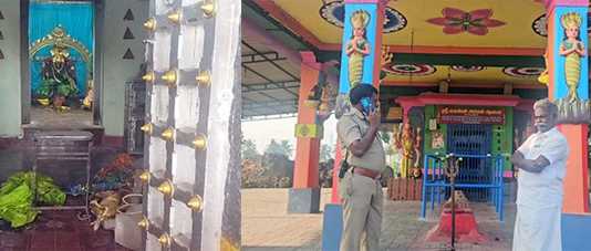 பெரியநத்தம் கிராமத்தில் உள்ள இரண்டுக் கோயில்களில் திருட்டு : அம்மன் தங்கத் தாலியை திருடிவிட்டு, பட்டுச்சேலையை எரித்துவிட்டு சென்ற மர்ம நபர்கள் … மாகரல் காவல்துறையினர் தீவிர விசாரணை…