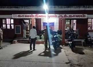 இளைஞர் கொலை வழக்கில் 7 பேர் கைது : குத்தாலம் காவல்துறையினர் பலத்தப் பாதுகாப்புடன் நாகப்பட்டினம் நீதிமன்றத்திற்கு அழைத்துச் சென்றனர் …