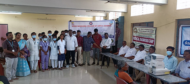 A grand free General and Ophthalmology treatment camp held at Vembanur Manjakudi ...p