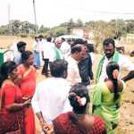 Complaint at Gummidippoondi police station that BJP flagpole and inscription were demolished – Commotion in Devampattu village area..p1