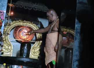 விடிய விடிய சிறப்பு பூஜை மற்றும் அபிஷேக ஆராதனை நடைப்பெற்ற கும்பகோணம் அருள்மிகு காமாட்சியம்மன் சமேத ஏகாம்பரேஸ்வரர் திருக்கோயில் ..