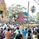 Meenjoor Arulmiku Shri Ekambaranath Panguni Uthra Thiruth Therottam was held very well with the participation of a large number of people-p1