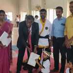More than 200 students from Thanjavur who displayed the skills they have learned in Silambak arts and received Maraya Bands….p7