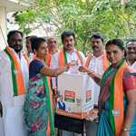 More than 70 women joined BJP in the presence of Kanchipuram District President KS Babu-p1